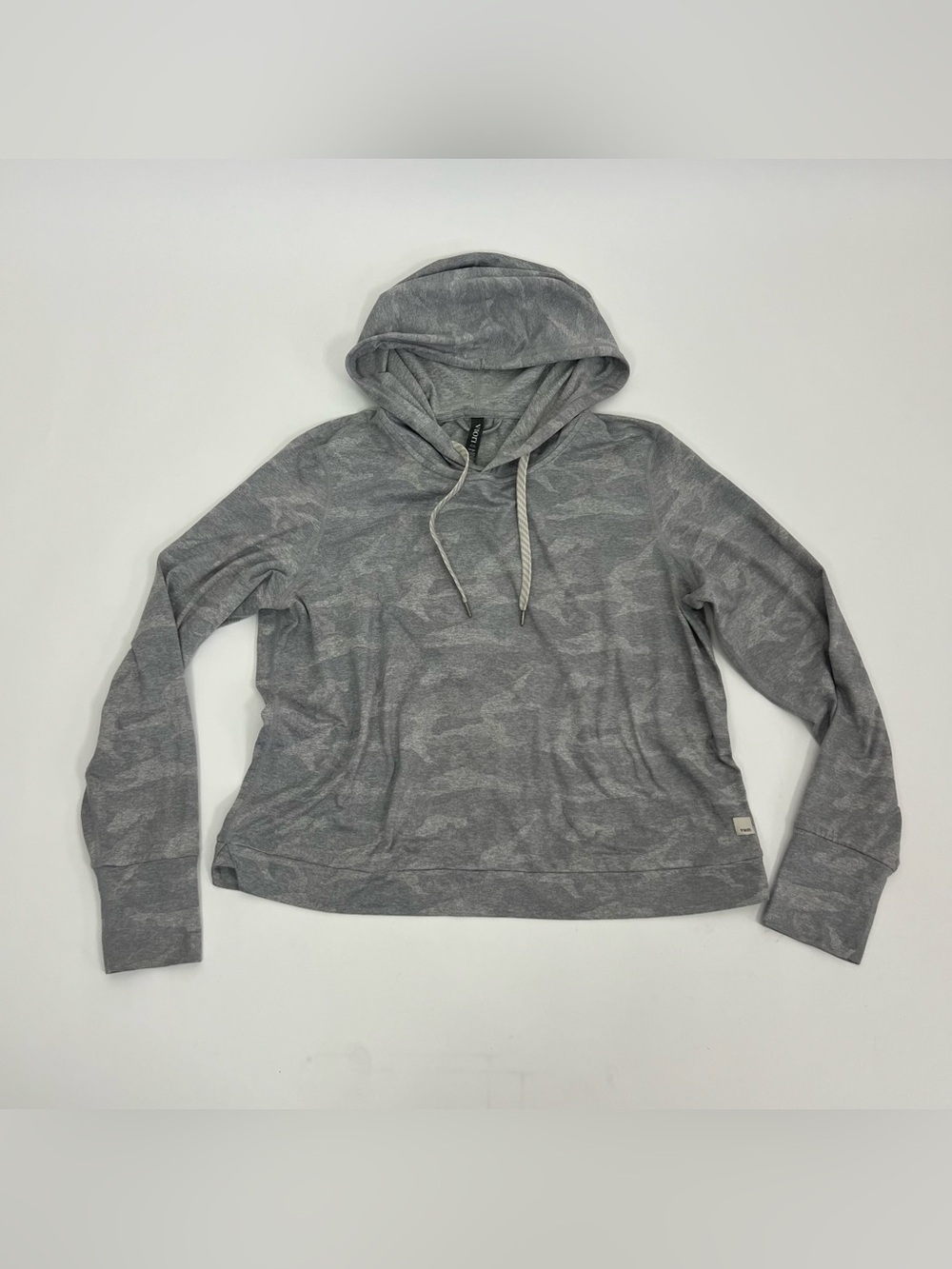 Grey vuori camo halo essential hoodie